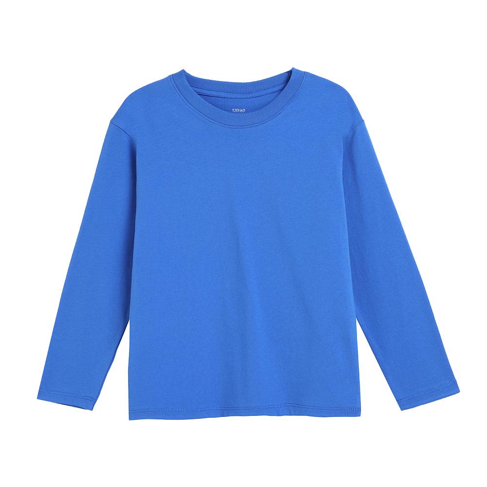 

Children s Cotton Long Sleeve Top - Boys or Girls Round Neck T-shirt for Autumn 100 cm