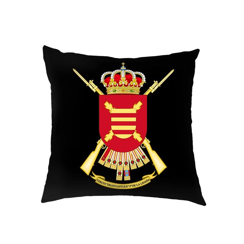 Spanish Legion Espanola Flag Double Print Cushion Covers Navy Armada Pillowcase Living Room Decor Throw Pillow Case Cover