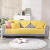 Samt Plaid Sofa Abdeckung Moderne Einfache Anti-Slip Sofa Kissen Handtuch Einfarbig Verdickung Universal Warme Plüsch Sofa Armlehne