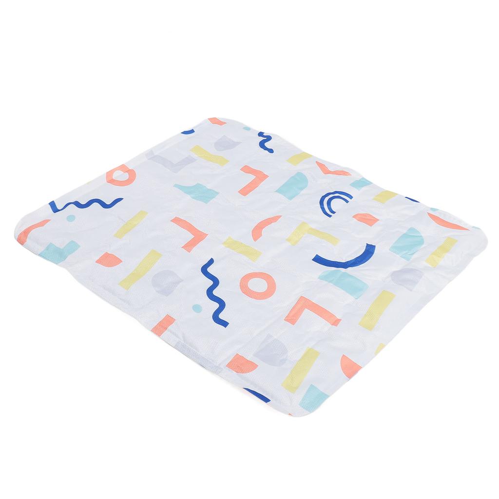 Pet Cooling Mat Portable Comfortable Dog Summer Sleeping Cool Bed with Neck Support for 7.5 to 15