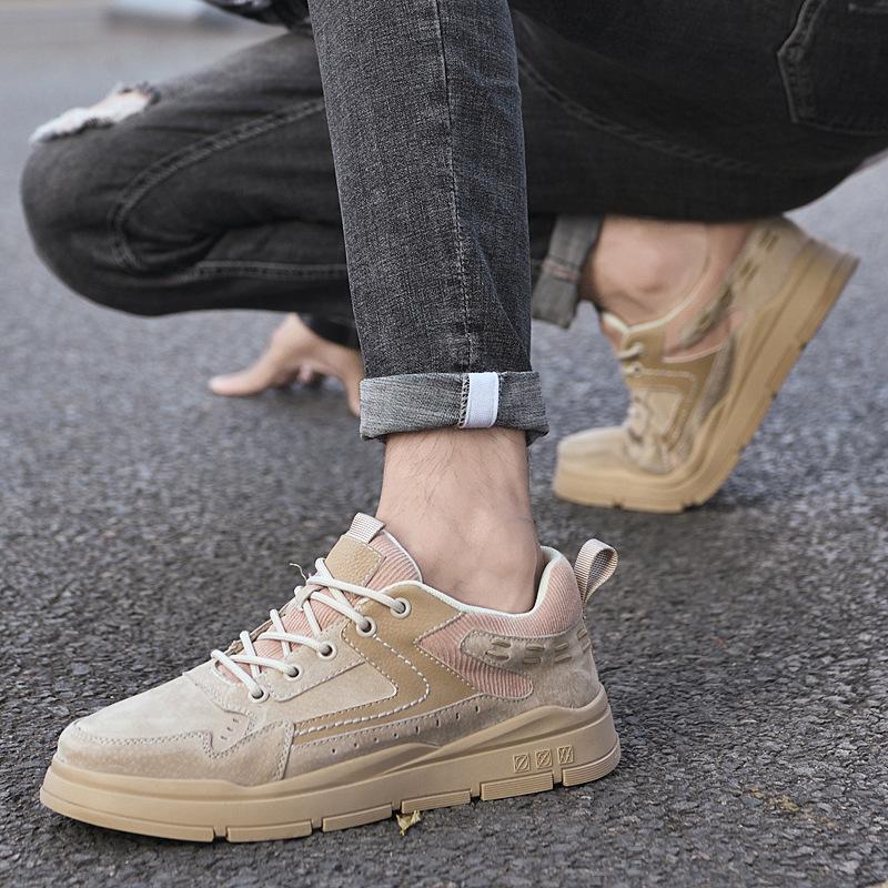 1036 Men'S Shoes Board Shoes Outdoor Casual Shoes Spring And Autumn Low-Top Matte Leather Surface Hiking Off-Road Hiking Sports Shoes Tide Shoes