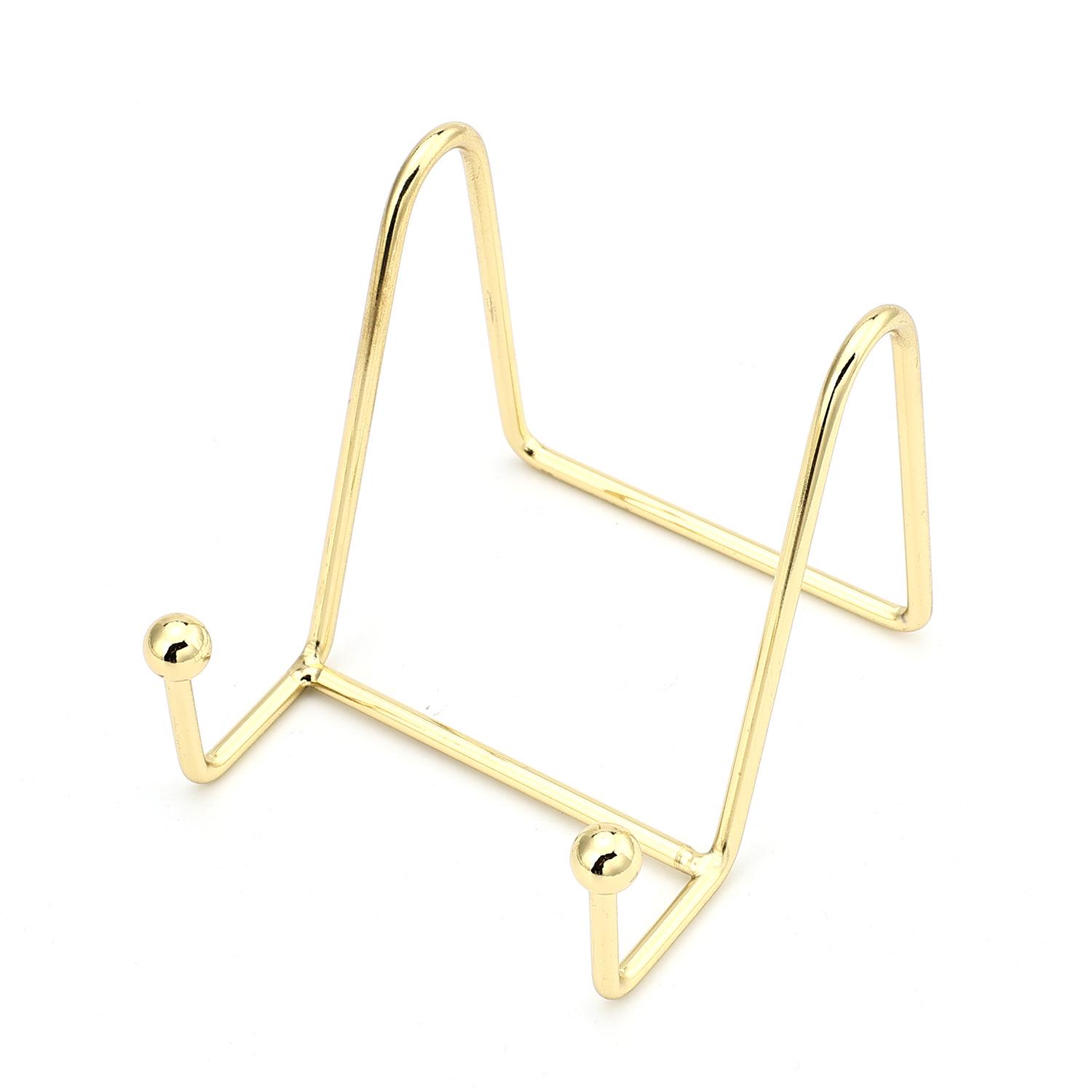 

Кований Підставка для Дисплея для Фотографій, Рамок, Планшетів, Тарілок та Фігурок Gold