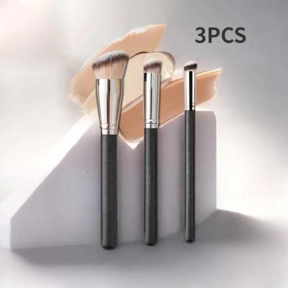 Make-up-Pinsel Foundation Concealer abgewinkelt nahtlose Abdeckung synthetische dunkle Kreis flüssige Creme Cosmeti, keine