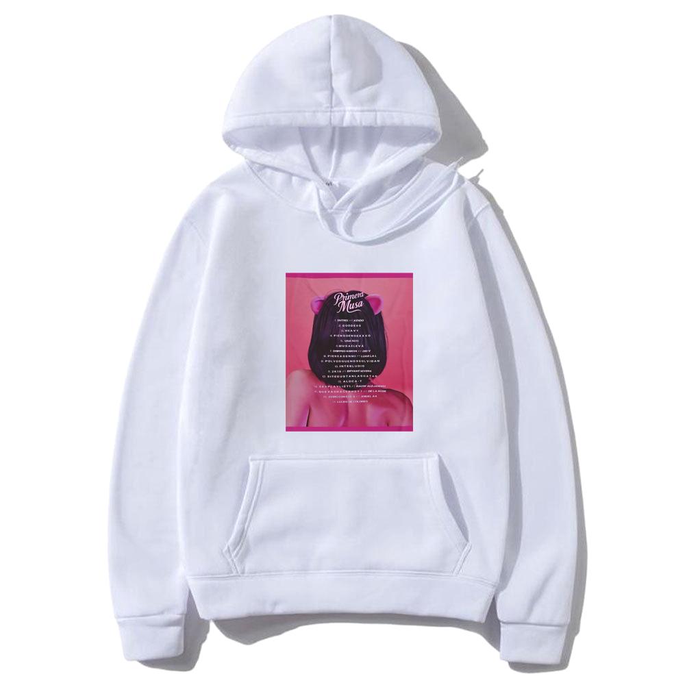 Primera Musa Graphics 2025 Pop Fashion Style Pullover Men Women's Hoodie Vintage Sweatshirts Fleece Long Sleeve Casual Crewneck
