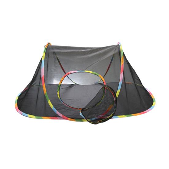 Mesh Pet Tunnel Toy Collapsible Cat Tunnel Tube Tent Safe Breathable Mesh Enclosure for Small