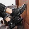 Men's Vintage Solid Color High Top Boots, Comfortable Non-slip Durable Rubber Sole Lace-up Shoes for Men's Outdoor Activities