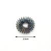 5Pcs/Set Black Gold Finger Massage Ring Acupuncture Ring Therapy Relax Hand
