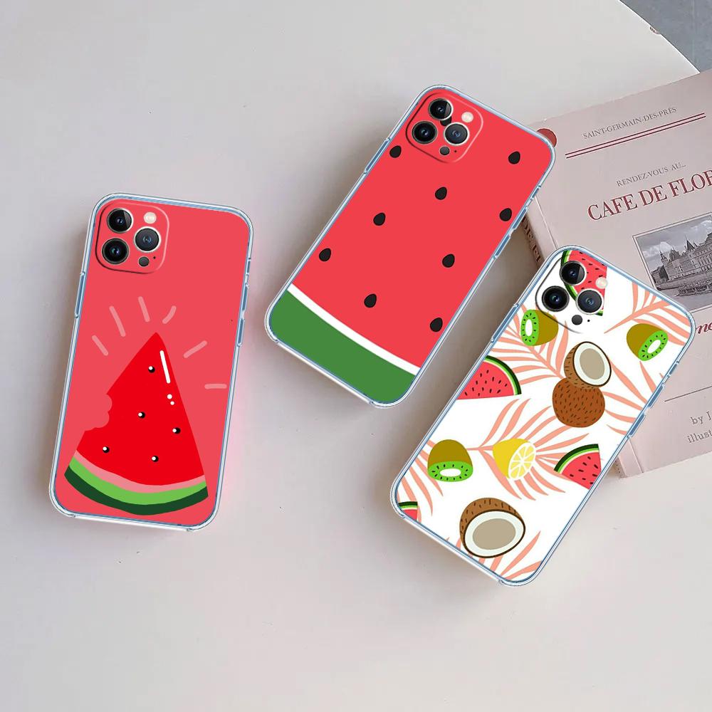 PP14 Cartoon Fruit Watermelon Phone Case for Motorola Moto G40 G04 G05 One Ace Action Fusion + Plus Hyper Macro Vision Zoom