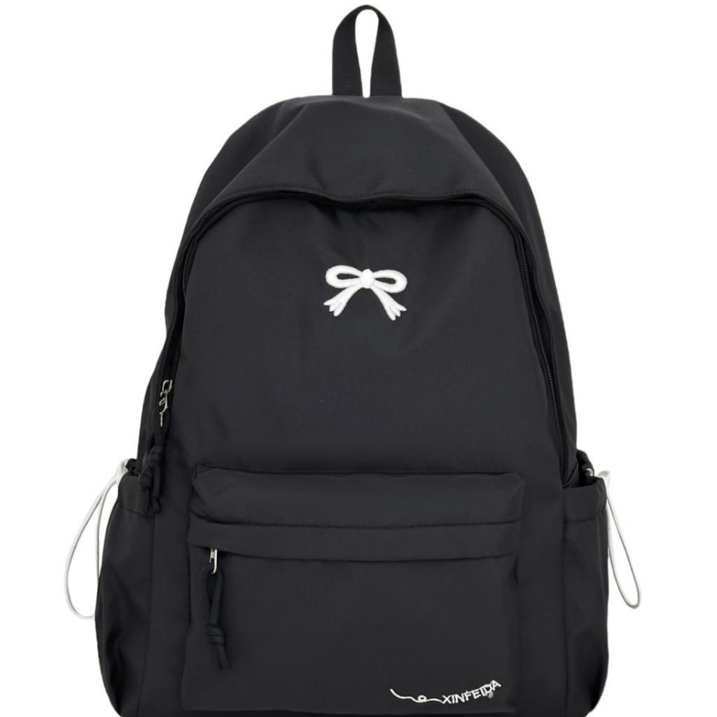 New Butterfly Knot High-Fashion Korean Style Commuter Student Backpack Large Capacity Travel Bag