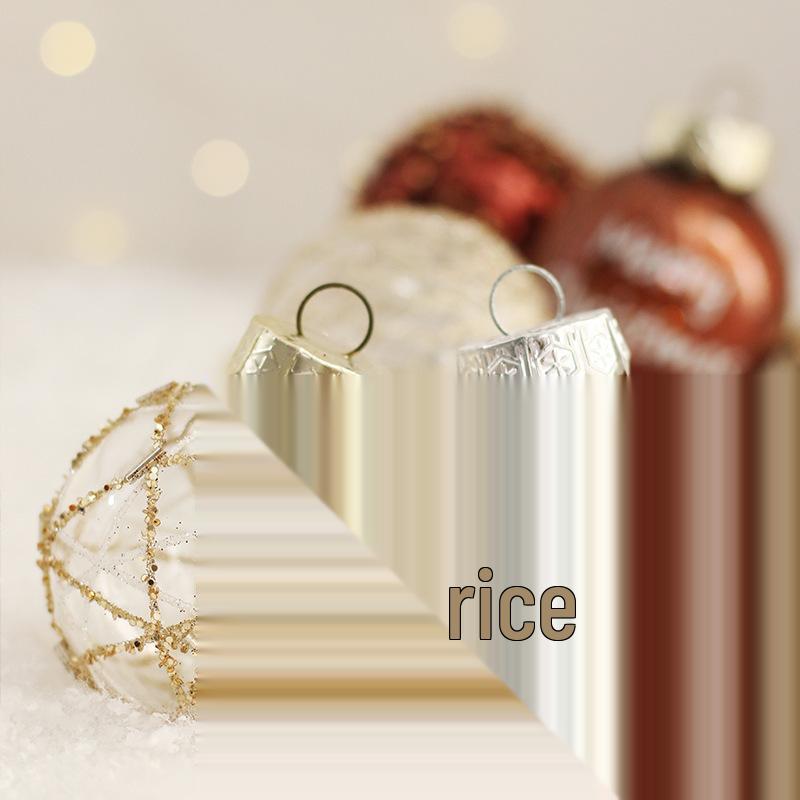 Weihnachtsbaumschmuck-Set im europäischen Stil, hohe Qualität, PET: Dekorative Weihnachtskugeln