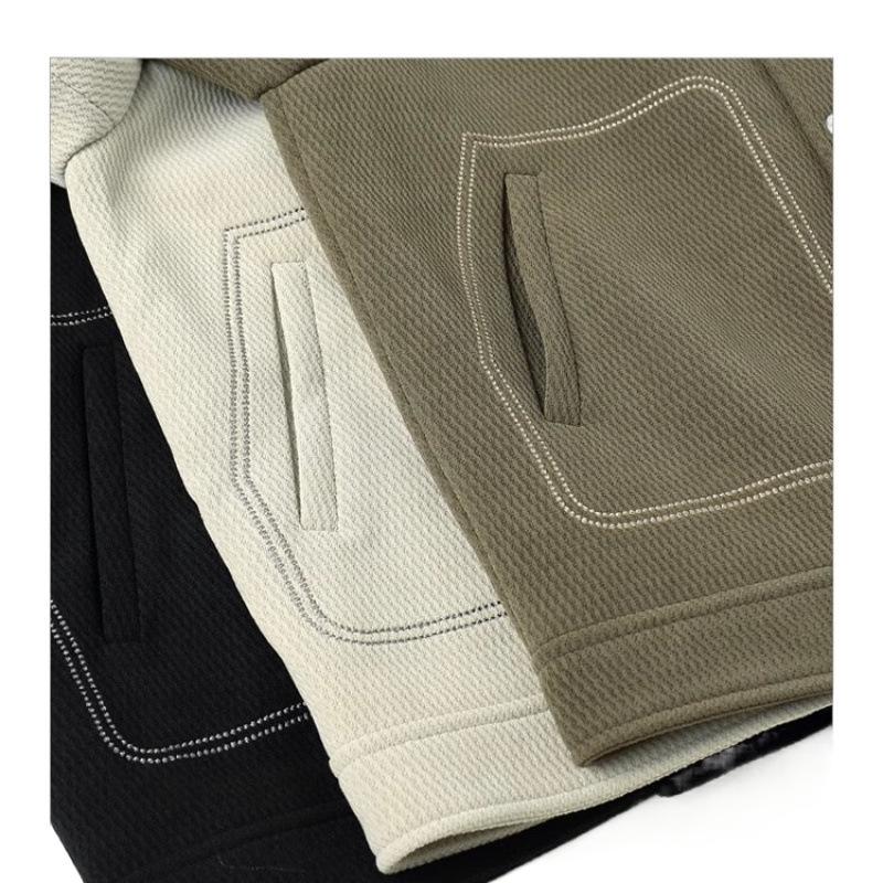New Spring and Autumn Trend Brand Senior Handsome Lapel Casual Men's Autumn and Winter Jacket