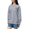 Vans Felpa Pullover Oversize Girocollo con Stampa Logo Alfabeto Top Unisex Grigio VN000H0SHTG