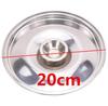 Flacher Deckel Wokdeckel Deckel Kochgeschirr Rund Edelstahl Glasdeckel Für Pfanne Kochtopf Wok Mit Griff Küche Lebensmitteldeckel