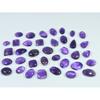 06X08-09X12MM Natural Purple Amethyst Mix Cabochon Loose Gemstone 37Pcs Lot C-2818
