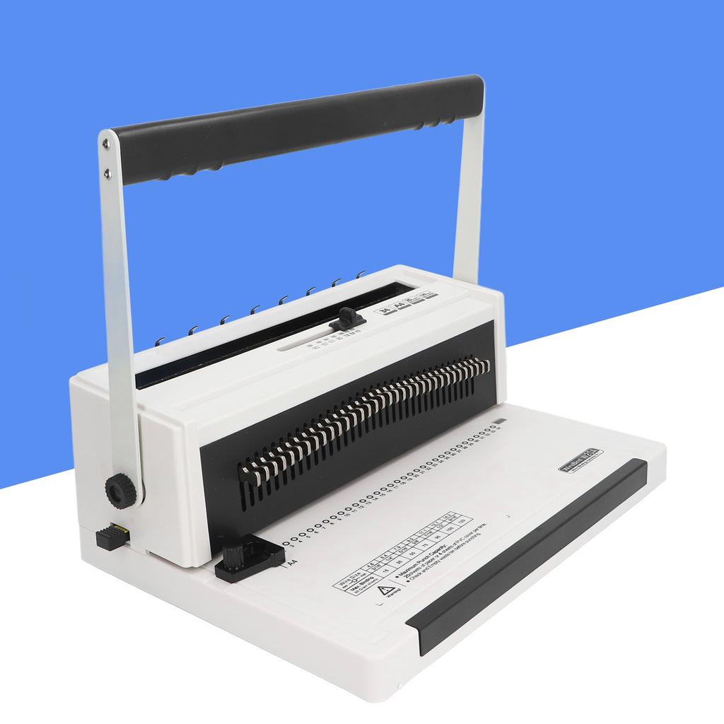 Wire Binder Machine Round Hole Double Wire Humanized Handle 3:1 Pitch Comb Binder Machine