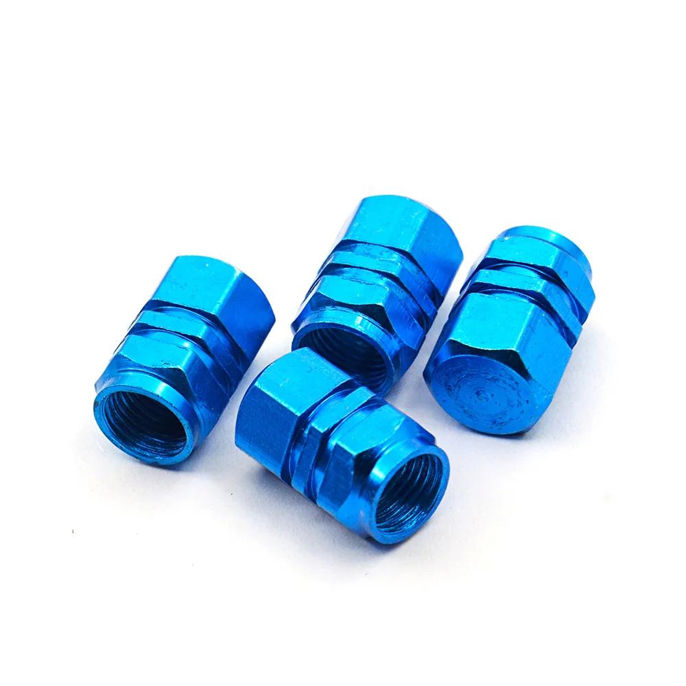 2023Theftproof Aluminum Car Wheel Tires Valves Tyre Stem Air Caps Airtight Cove 4pcs/set Dustproof Cover Car Styling Accessories