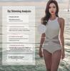 2023 Women's Tummy Control Slimming Backless Push-Up One-Piece Swimsuit