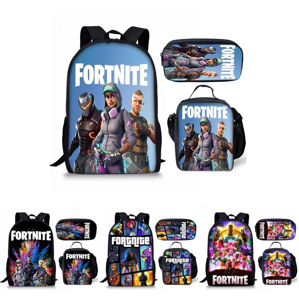 Lovely Customized Backpack Set With Stylish Pencil Case And Lunch Bag