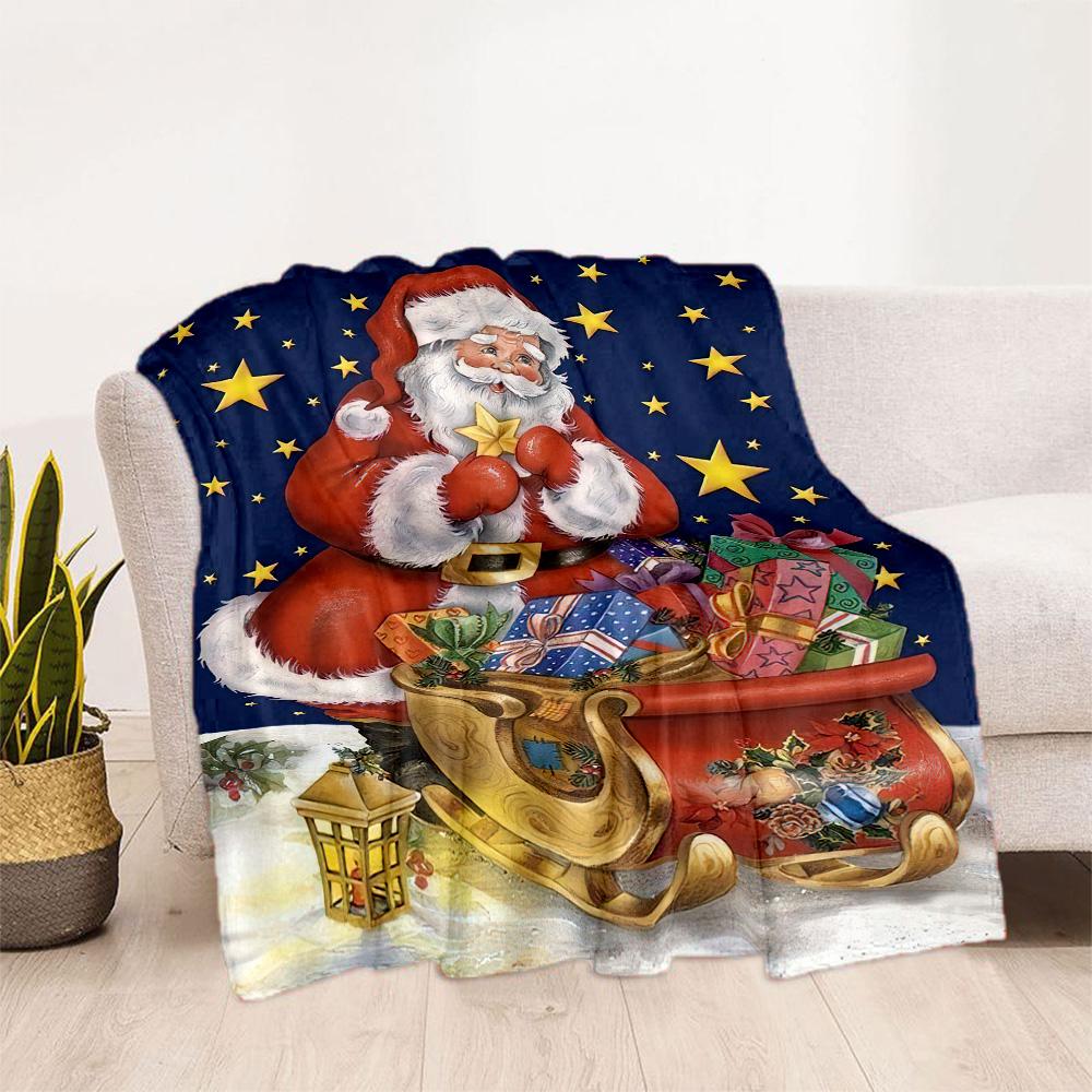 Christmas 45 Blanket Soft & Cozy Perfect for Sofa Picnics Office Chair for All Seasons Stylish Decor Birthday Christmas Gift Blanket