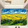 Oil Painting Claude Monet Art Floor Mat Suitable For Living Room Kitchen Bathroom Non-slip Mat Household Foot Mat