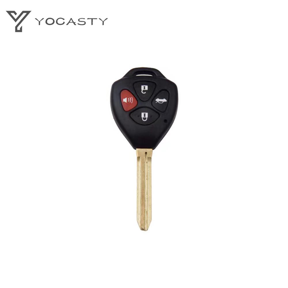 

YOCASTY 2/2+1/3/4 кнопки Пульт Ключ от машины Корпус Чехол Для Toyota Camry Avalon Corolla Venza 2007-2012 Лезвие ключа TOY43 Корпус брелока 4B with TOY43