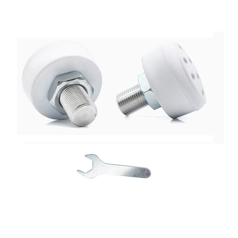 2pcs Rubber Brake Stops Block Replacement With Wrench Adjustable High Elastic Roller Skates Wheel