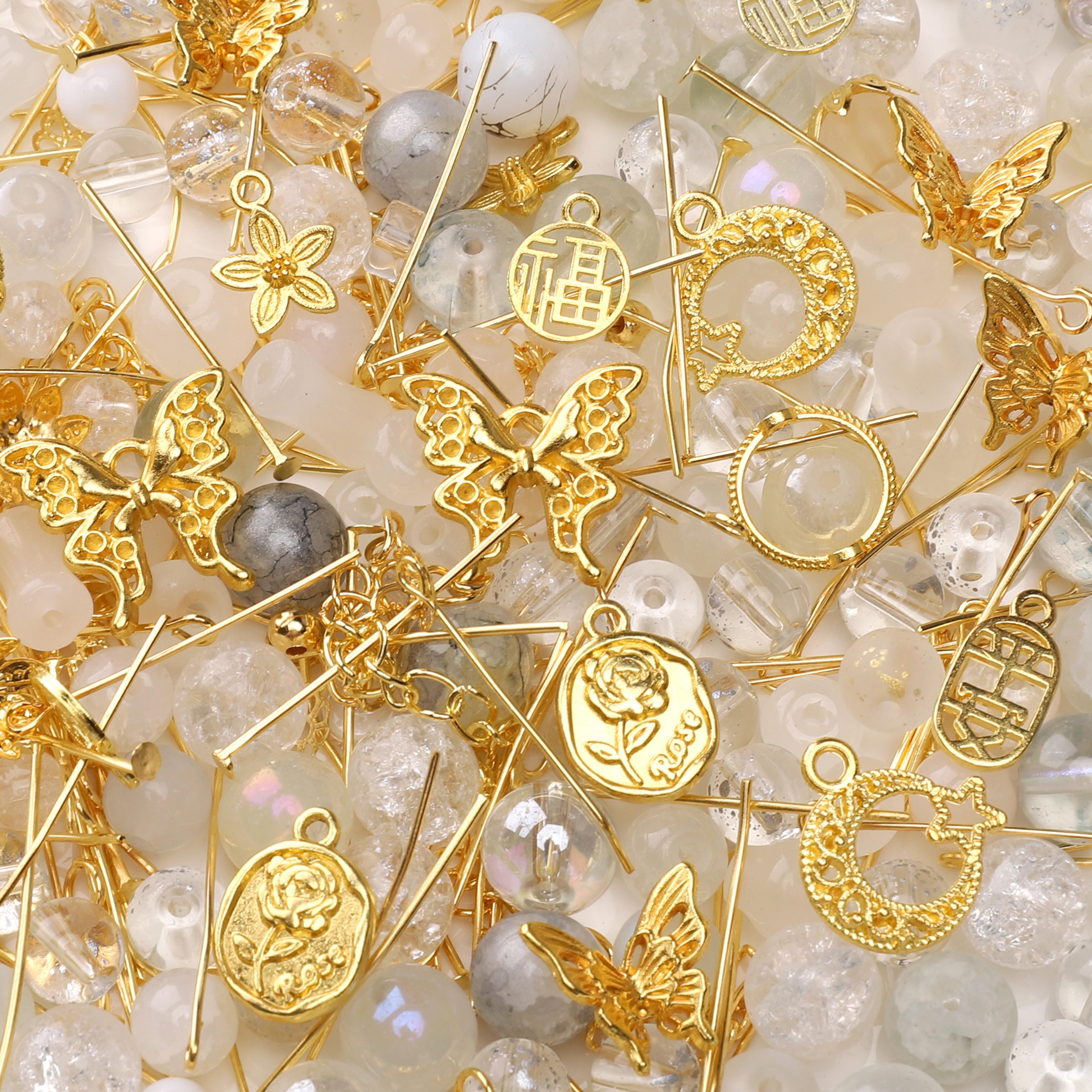 

Скляні намистини Метелик Листя вишні Сплавні шарми Аксесуари для виготовлення ювелірних виробів 04 сірий