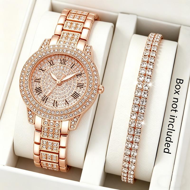 Roségoldene modische Luxus-Damenuhren, originelles Design, Damen-Quarz-Armbanduhren, beste Geschenke für Frau, Familie, Freund