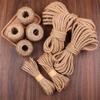Natural Jute Twine Long Twine String Gift Wrapping Cord for Crafts Packaging Gardening Cat Scratching Climbing Post Decorations