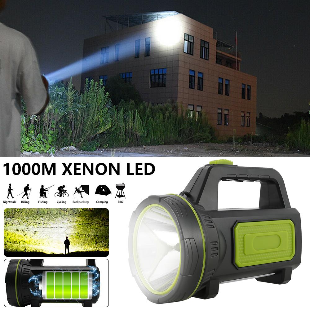 Spotlight Torch Rechargeable Flashlight Sharplight LED Portable Lamp for Home Outdoor Camping Nightwalk Handheld Spotlight Torch