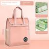 New Mesh Thickened Hand Book Bag Double Layer Large Capacity School Students Tutoring Handbag Portable Primary Tutoring Bags