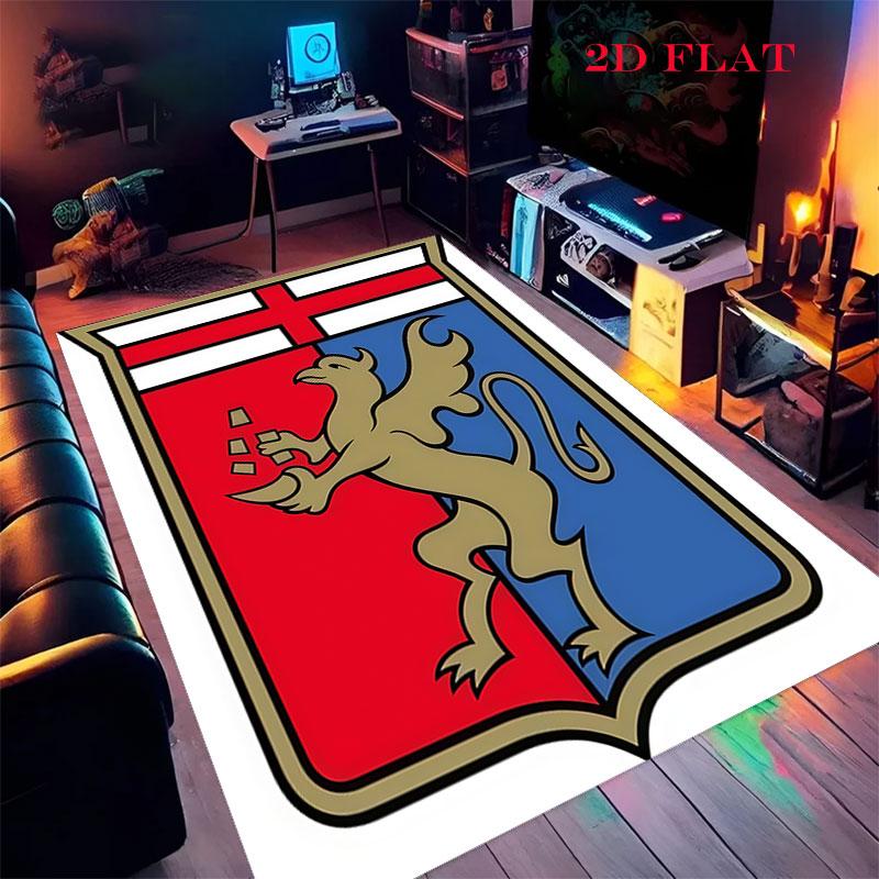Genoa Poster Carpet Rug for Living Room Bedroom Home Sofa Decoration,Kids play Nonslip Floor Mat