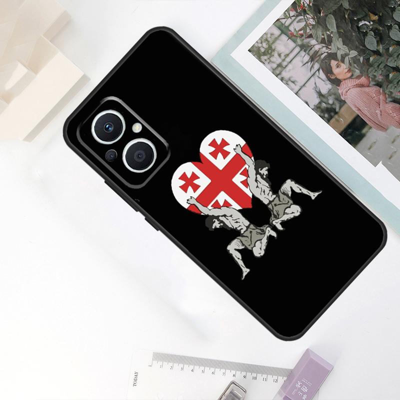 Georgia Flag Case For OPPO Reno 8T 4Z 5Z 11F 10 Pro 4 5 6 8 7 Lite OPPO Find X6 X5 Pro X2 X3 Neo Cover