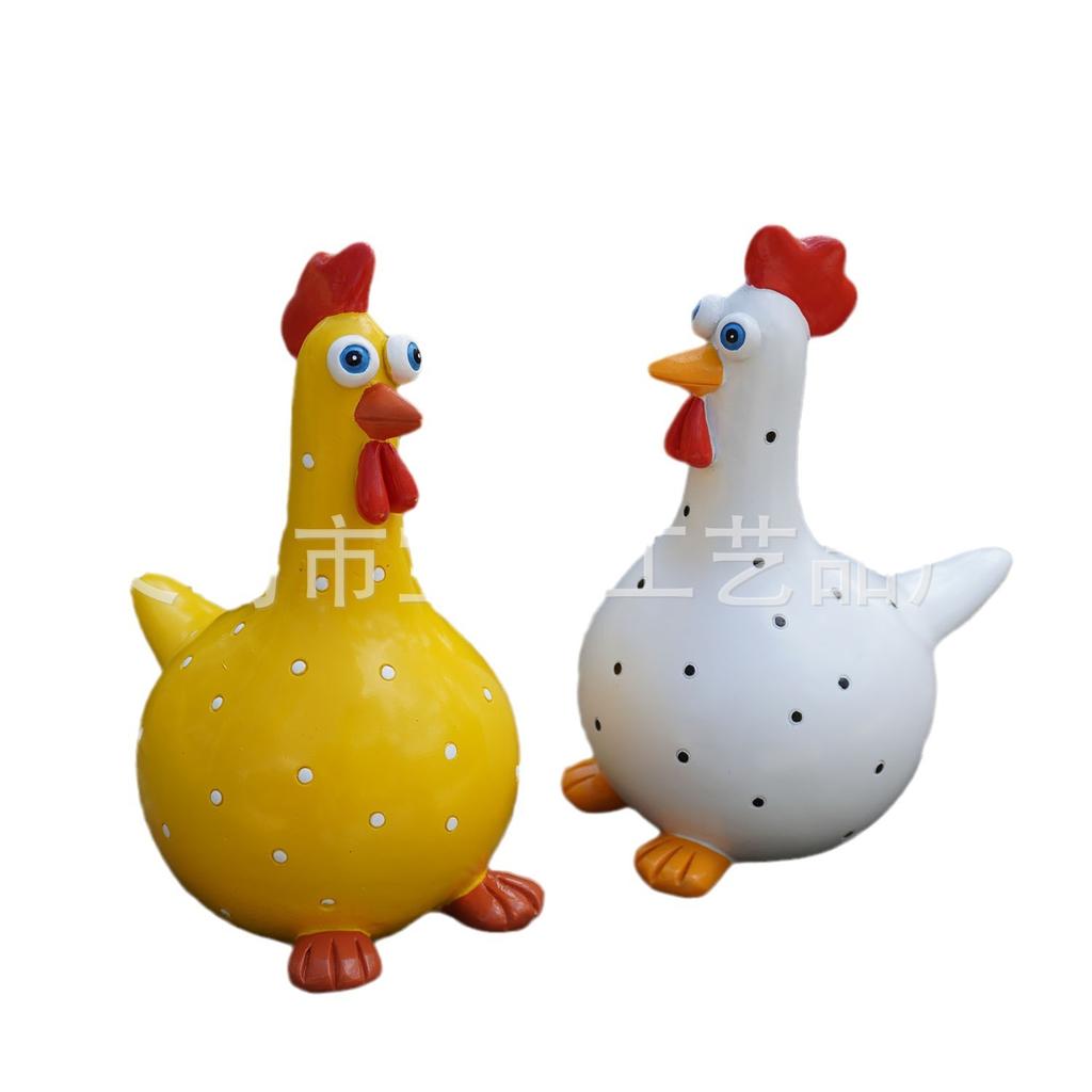 Garden Chicken Resin Crafts Are Suitable for Garden Decoration and Courtyard Decoration Ornaments