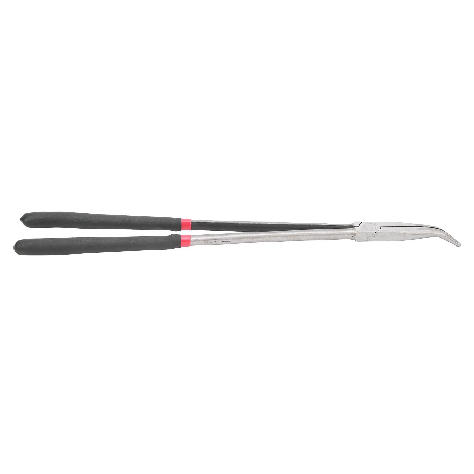 

45 Degree Curved Nose Pliers with Long Handle Steel Pliers Hand Tools 400mm 16in