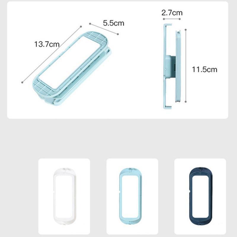 2 In 1 Socket Retainer  Wall-Mounted Sticker Punch-Free Plug Fixer Self-Adhesive Fixer Cable Wire Organizer Seamless Power Strip