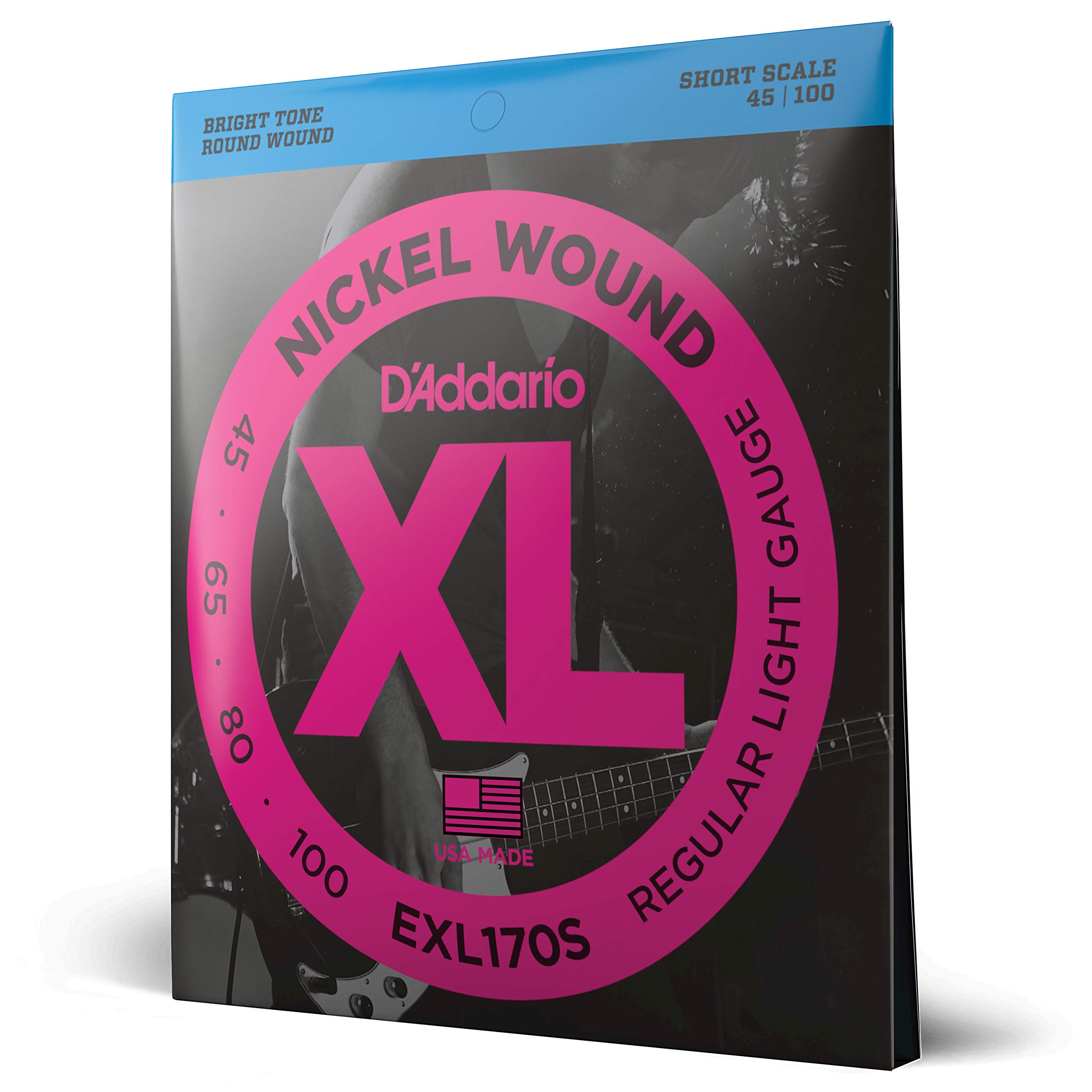 

Басовые струны Никель Короткая мензура EXL170S D Addario .045-.100 [ ]