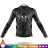 Mtb Clothing Men SKULL Fleece Jersey Cycling Mens Men's Shirt Thermal Winter Outfit Long Sleeve 2026 Man Road Bikes Jackets Bike