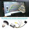 12V Car Reversing Camera Adapter RGB To AV Converter Adapter Box for Volkswagen RCD510/RNS510/RNS315 DVD Decoder Reversing Cam