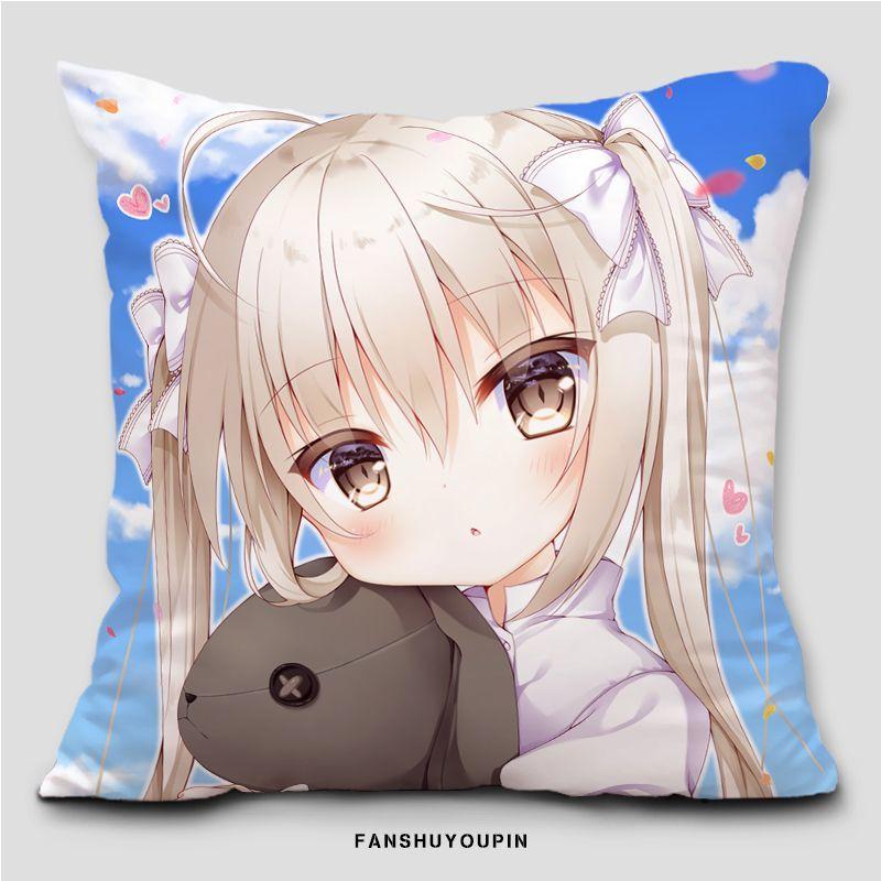 Kasuga-Ye-Qiong surrounding pillowcase sofa bedside student dormitory back cushion cover Qiongmei game anime pillowcase