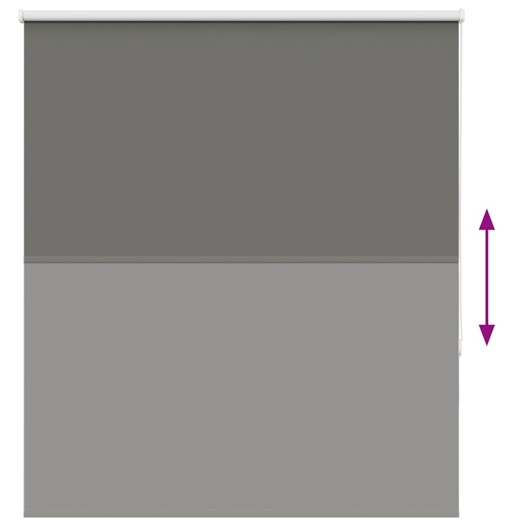Roleta Zaciemniająca Szara 125X150Cm Szerokość Tkaniny 121,6Cm