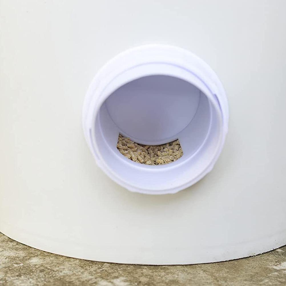 Chicken Feeder DIY Feed Port 3 Ports Hole Saw for Barrels Trash Bin Boxes Weatherproof Chicken Feeders
