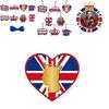 Elegant King Charles Iii Crowned Affair Party Decorations Set Of 8