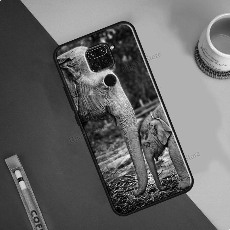 Baby Elephant Moon Phone Case For Xiaomi Redmi Note 11 10 8 9 Pro 8T 9S 10S Coque For Redmi 10 9 9C 9A 9T