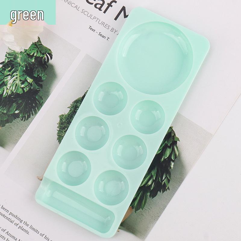 

Пластикова палітра для нігтів - Японська палітра для змішування кольорів та інструмент для нанесення тональної основи