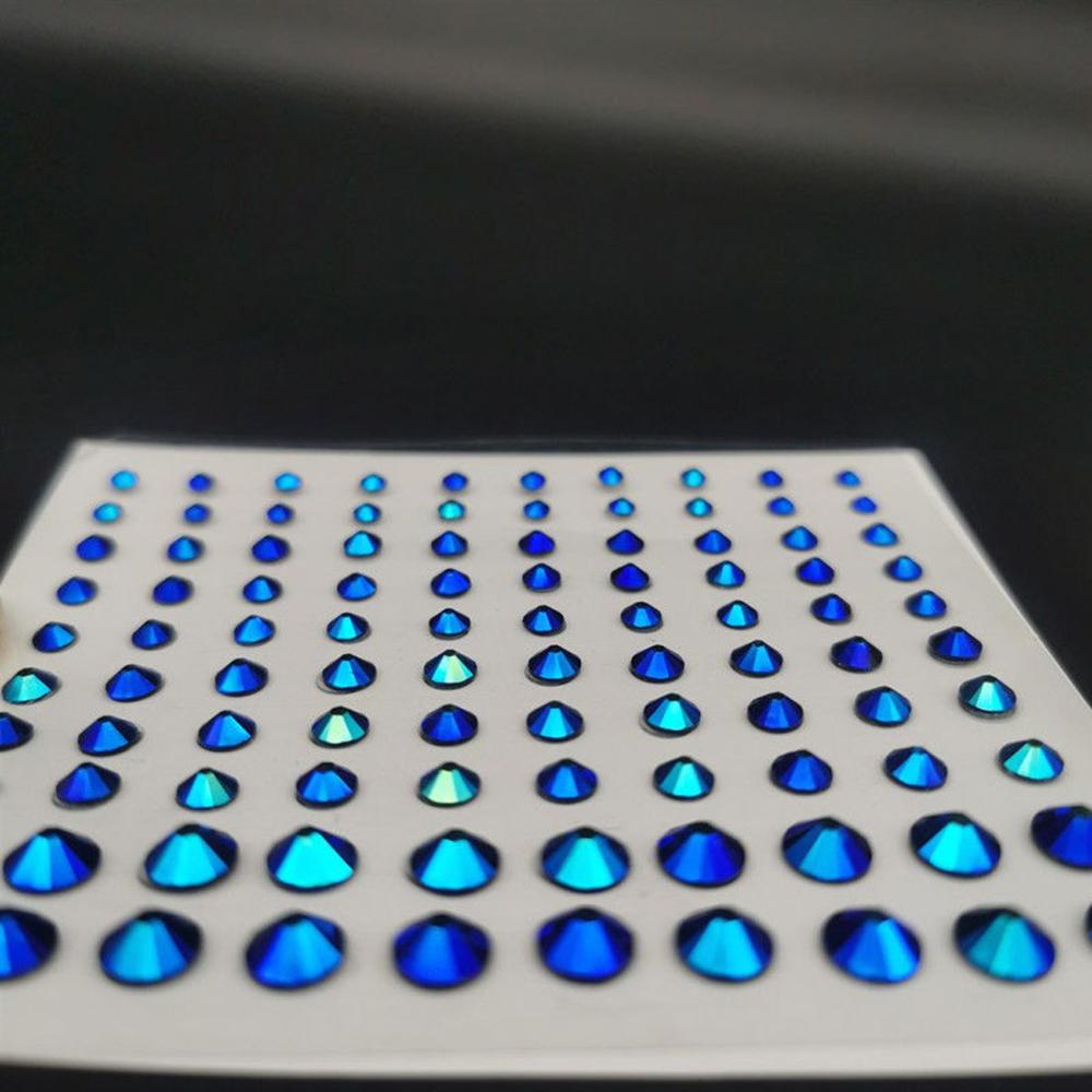 Crystal Festival Makeup Decoration Rhinestone Stickers Jewelry Stickers Face Body Colored