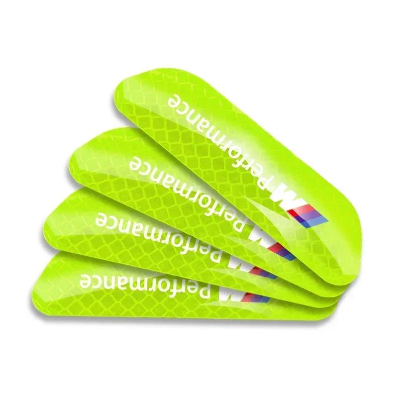 2025 E46 For BMW Car 4PCS/set Car Reflective Strips Warning Stickers Car Styling for BMW M Performance M2 M3 M5 320 325 E28 E30