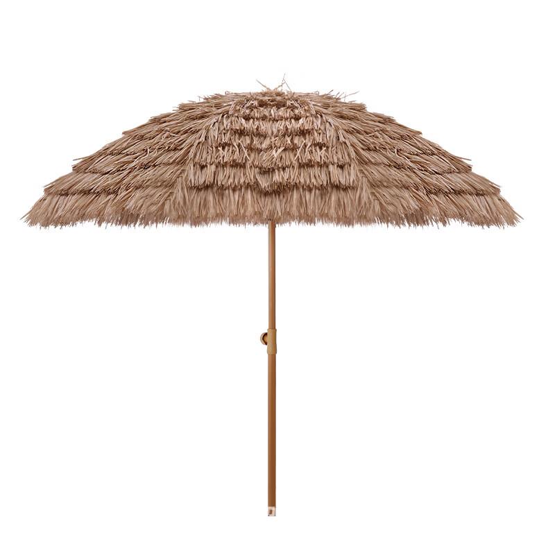 Tiemuyun Outdoor Simulated Thatch Sunshade Umbrella