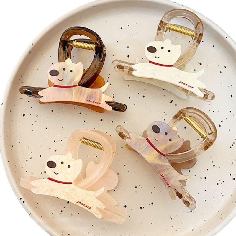 Cute Cartoon Dog Hair Clip Claw For Girls And Women Hair Accesories For Sweet Style Outfits Adds Fun To Any Occasion