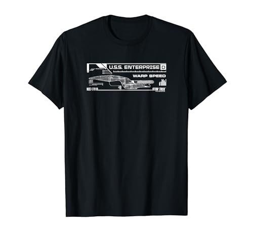 Star Trek USS Enterprise-D - Officially Licensed T-Shirt